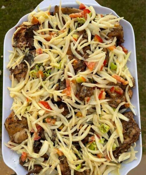 Poulet braisé au four