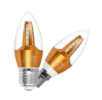Candle Led Bulb - Candle Light Led E27, E14 Non-Breakable 5w Warm - For Chandelier Pendent Wall Light