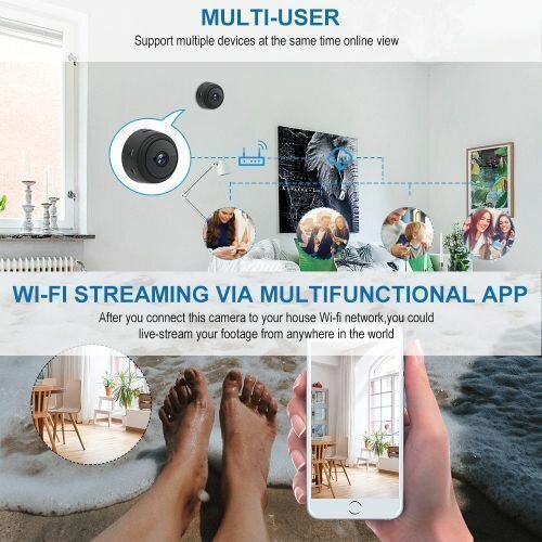 Caméra Wi-Fi HD Mini Surveillance