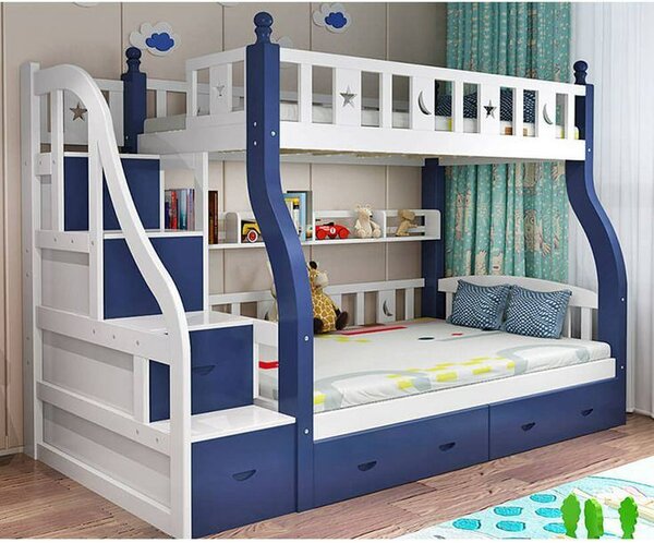 Lit superposé avec rangement