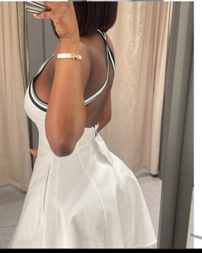 Chic White Halter Dress