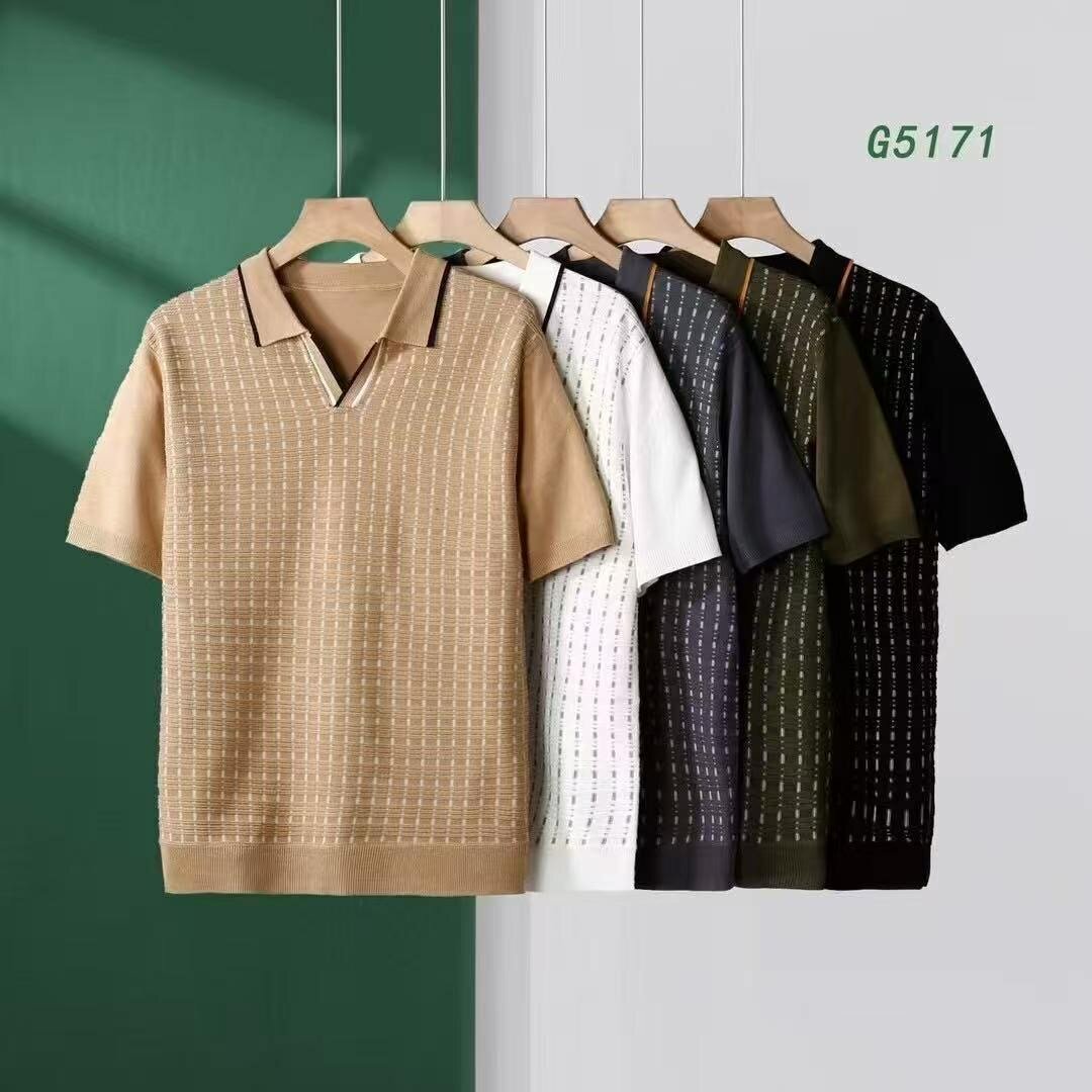 Polo en maille pour hommes