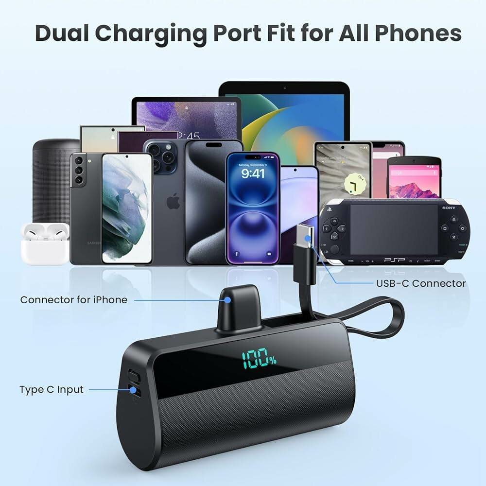 Mini power 5000mAh double port