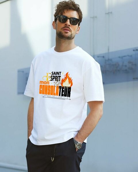 T-shirt imprimé inspirant