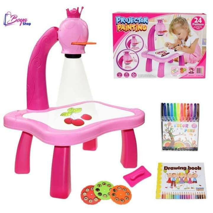 Tableau de dessin à projecteur