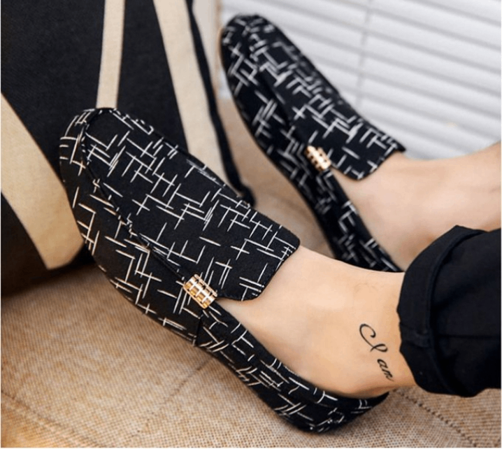 Mocassins pour homme noir