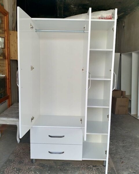 Armoire Penderie Blanche Moderne