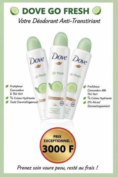 Dove Go Fresh Déodorant 48H