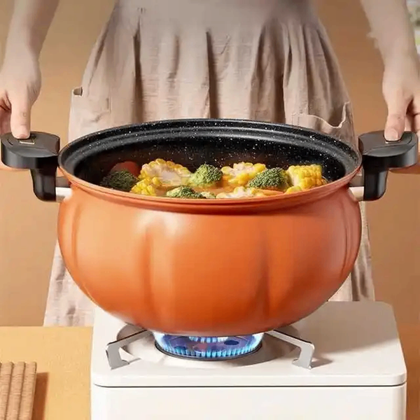 8L Pumpkin Micro Pressure Cooker