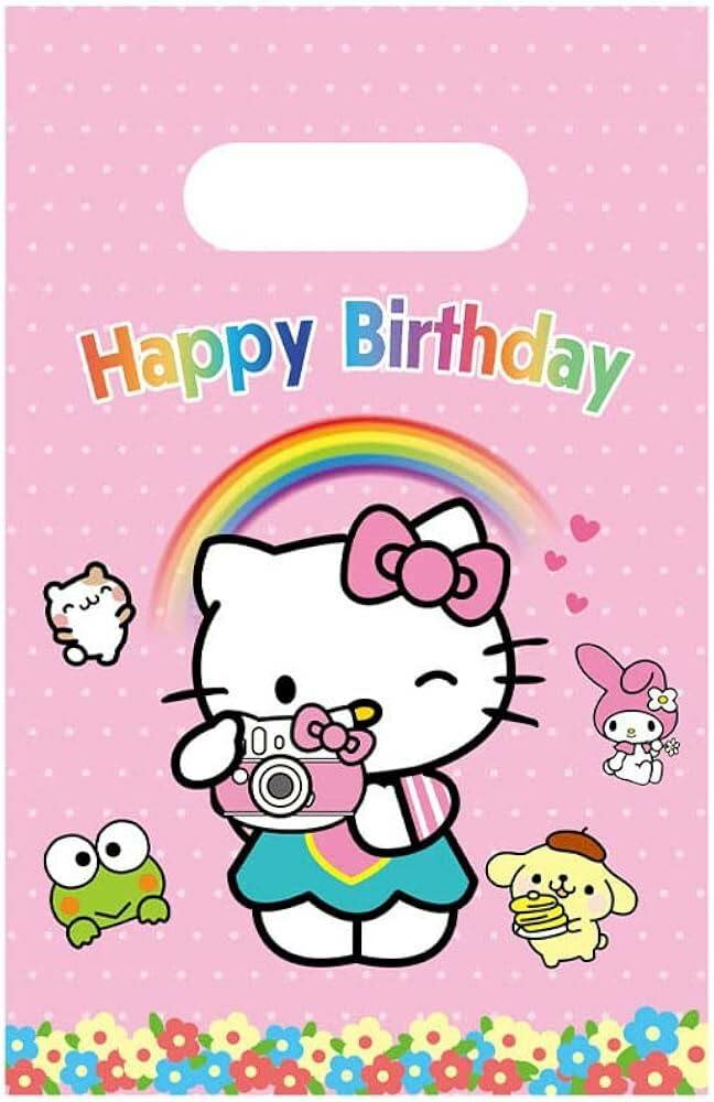 Sachets Cadeau d'Anniversaire Colorés