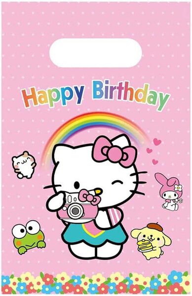 Sachets Cadeau d'Anniversaire Colorés