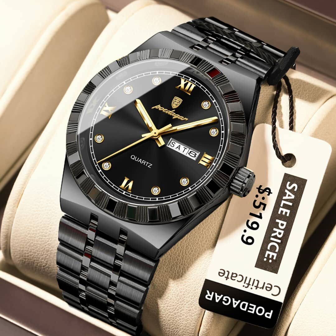 Montre Homme Luxe Quartz