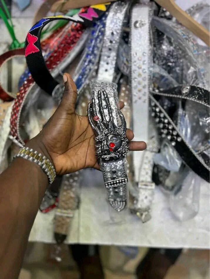 Ceinture Punk Rock Crâne