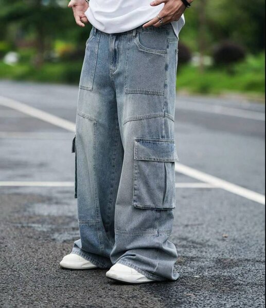 Pantalons Cargo Baggy Homme