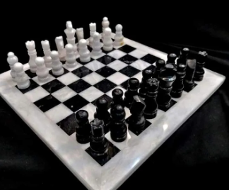 Marble Onyx Chess Set (12 x 12).