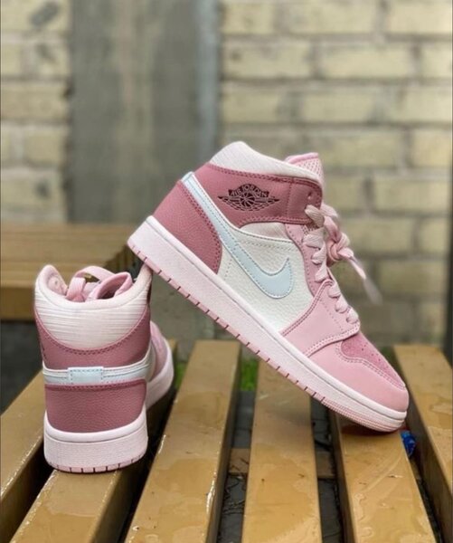 Baskets hautes roses tendance