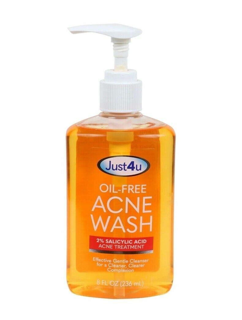 Oil free acne face wash