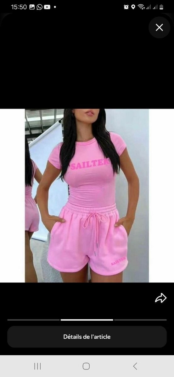 Ensemble de Sport Femme Été