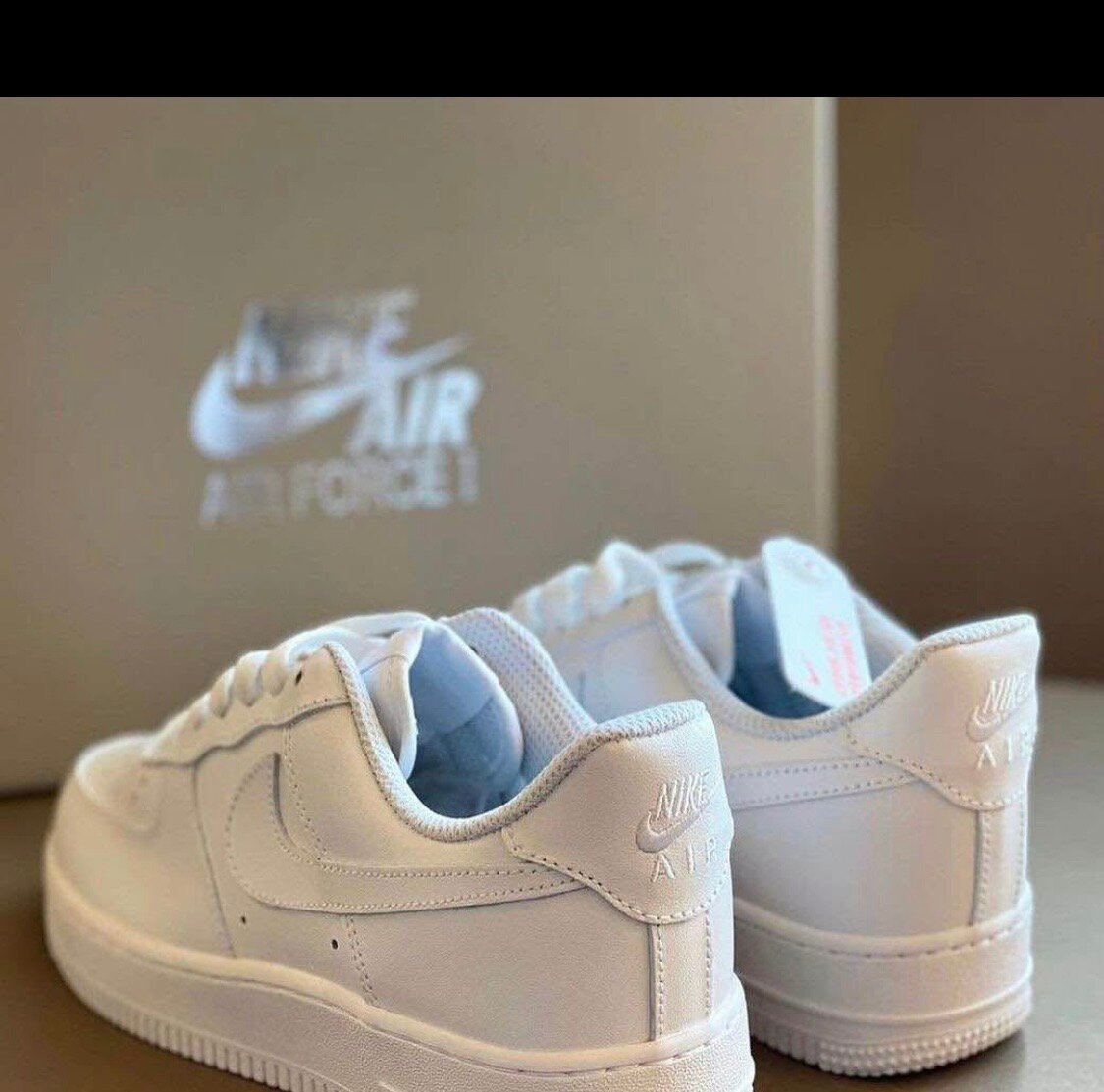 Baskets blanches Nike Air Force