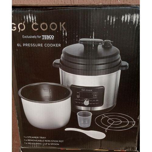 Go cook by tesco pressure cooker