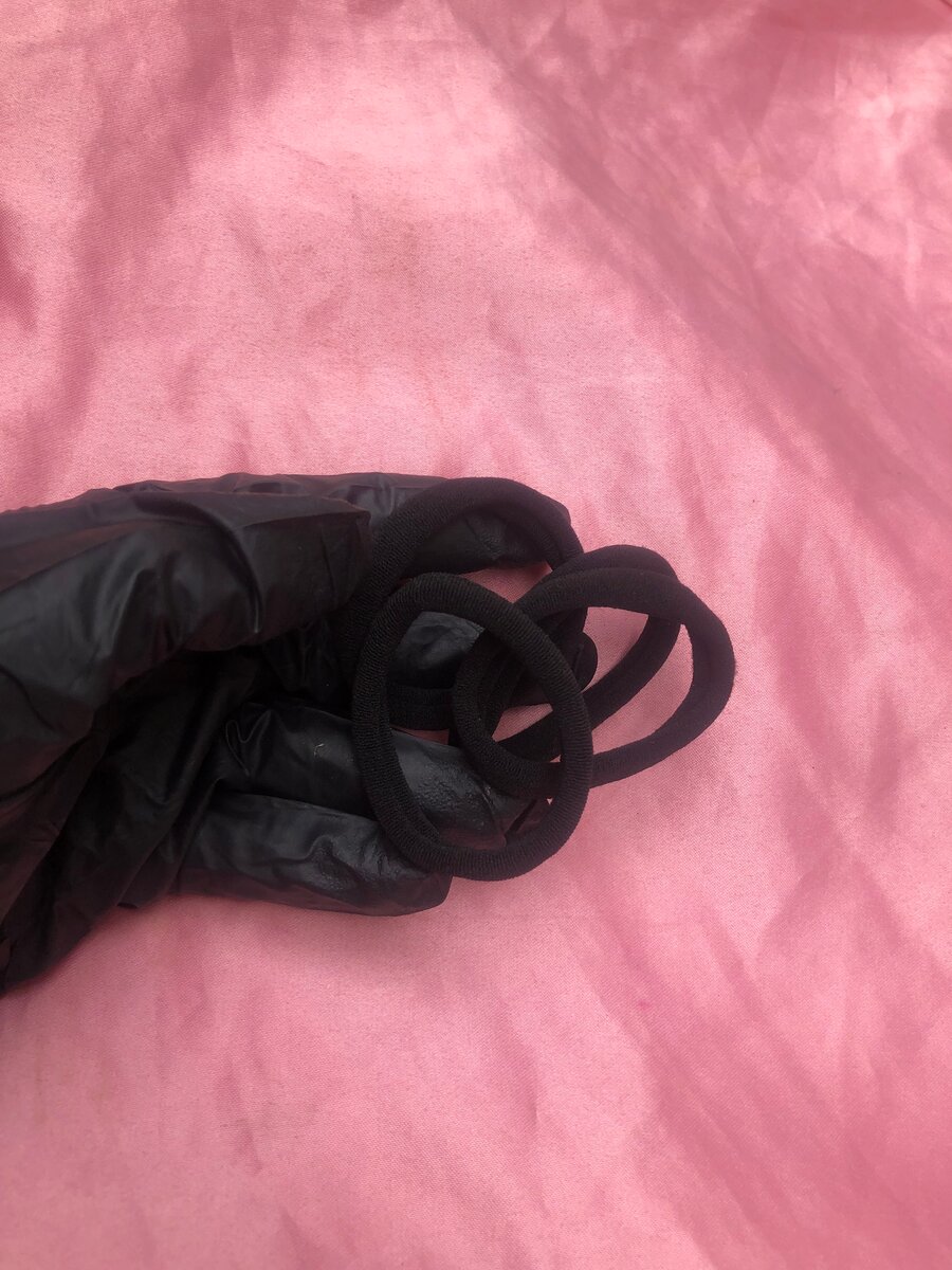 Élastiques à cheveux noirs