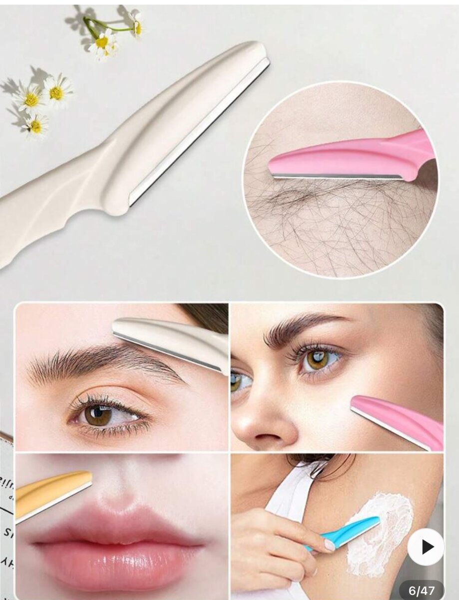 Rasoir visage doux pour femme