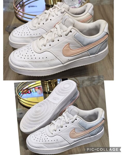 Baskets blanches à logo