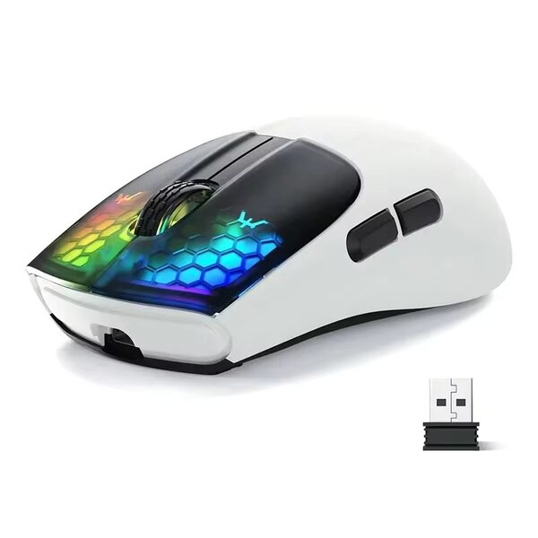 Souris ergonomique RGB sans fil