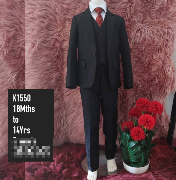 black pantsuit 5 pieces