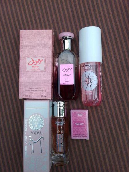 Coffret  parfuns tout en rose