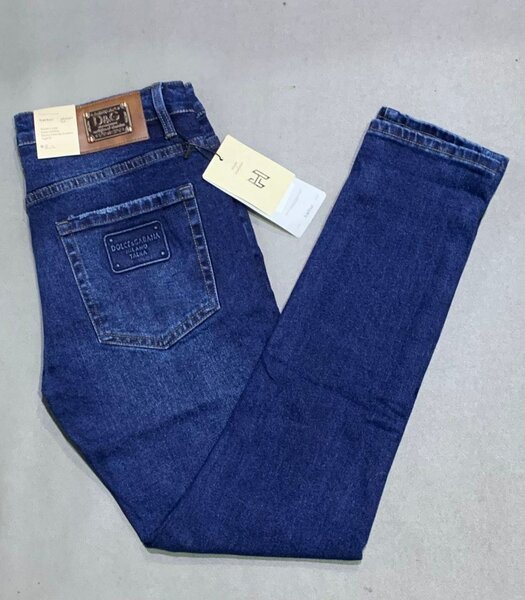 Jeans slim homme bleu classique