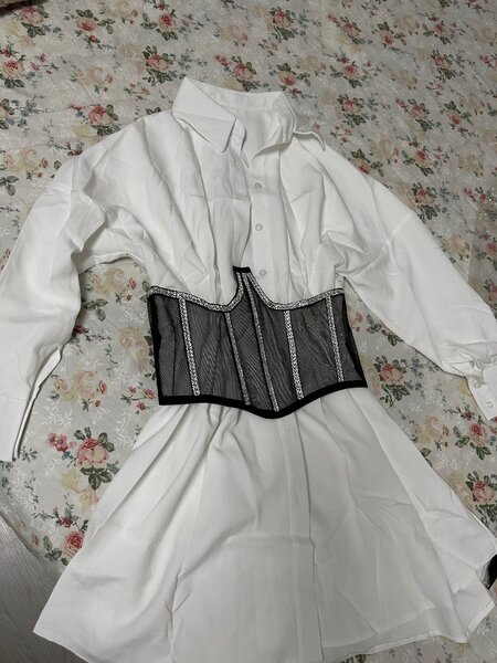 Платья Рубашка с карсетом