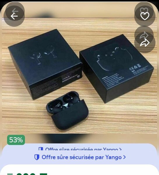 Airpod pro2 genèration noir