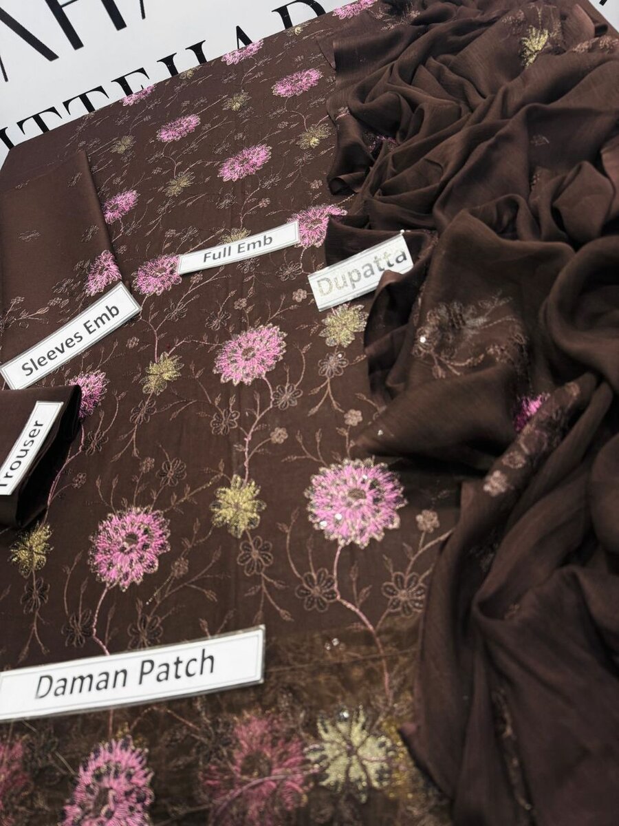 Printed lawn suit