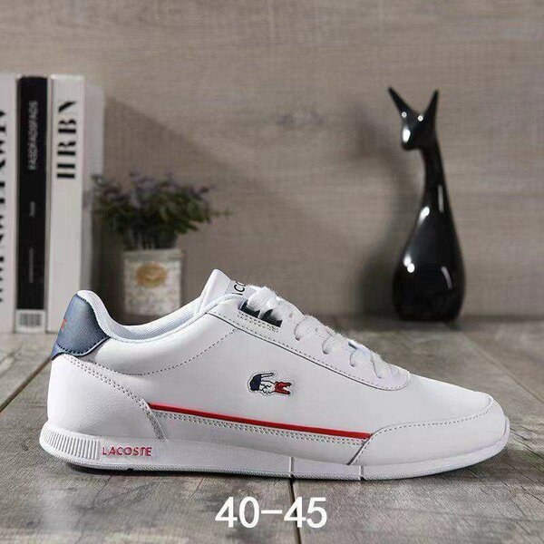 Baskets en cuir lacoste