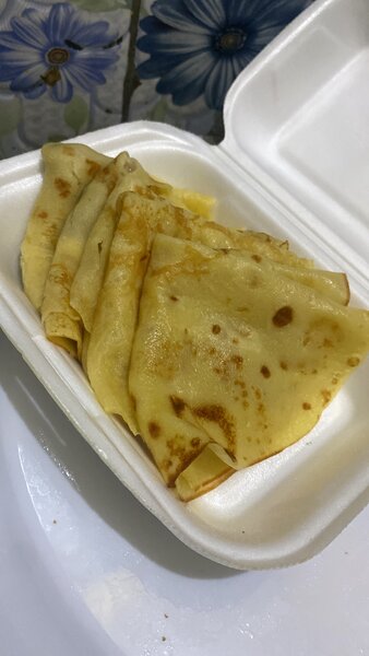 Crêpes fraîches emballées