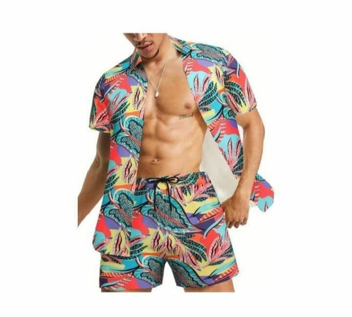 Set de Plage Tropical Homme