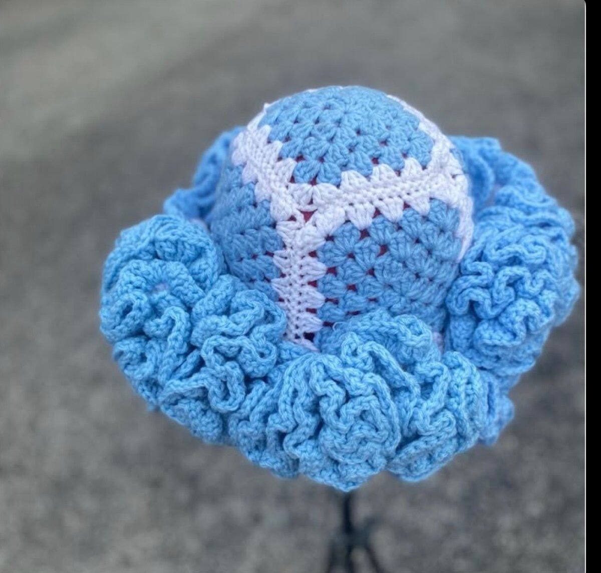 Chapeau en crochet élégant
