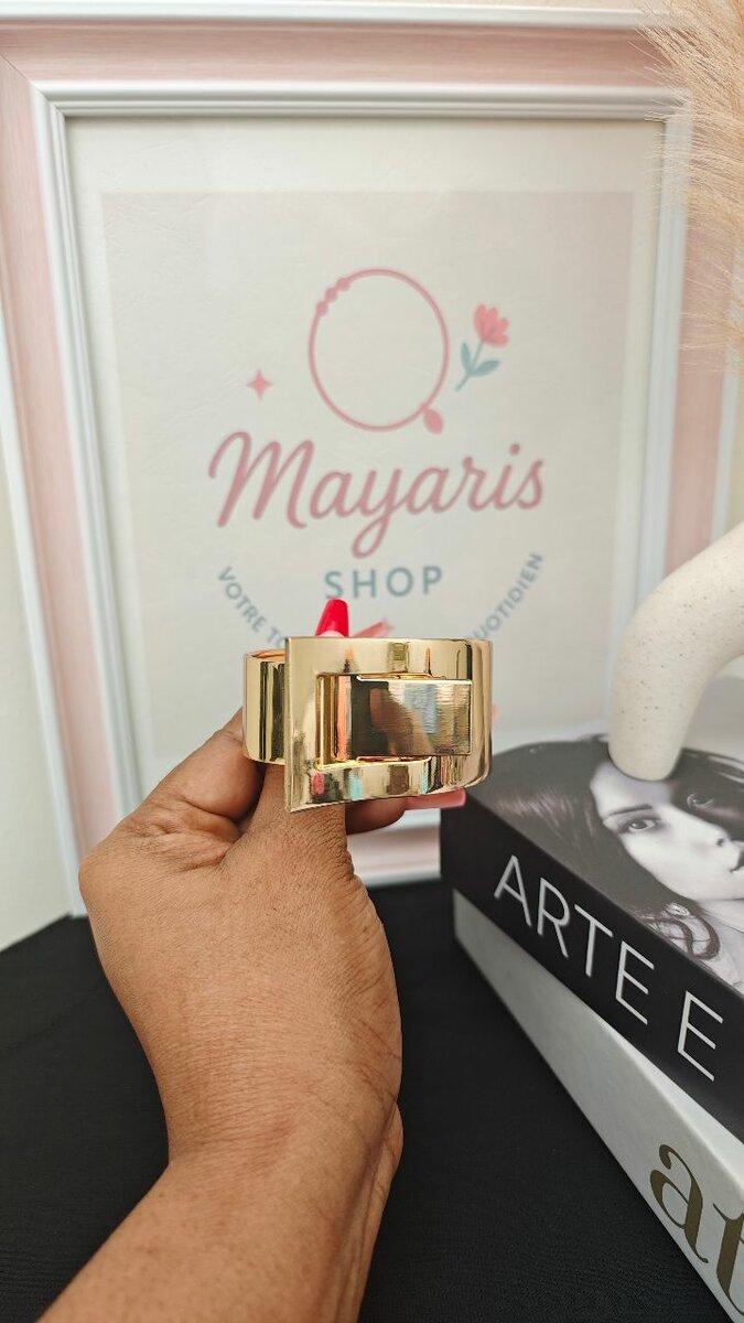 Bracelet en inox doré