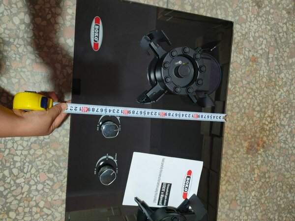 Flip automatic ignition 2 burner glasscounter top gas cooker