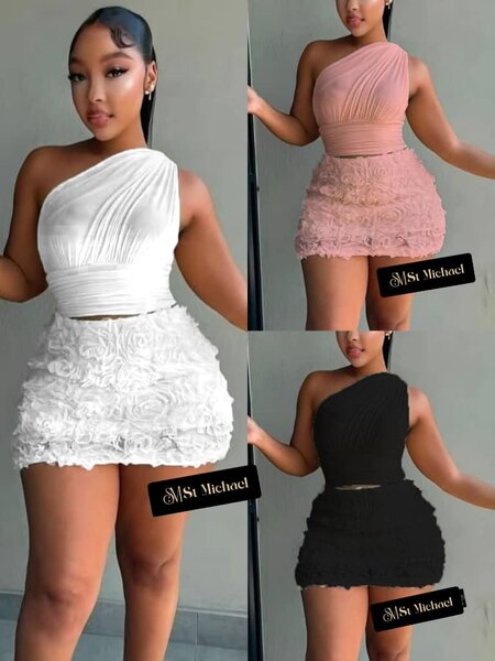 Robe de soirée asymétrique élégante