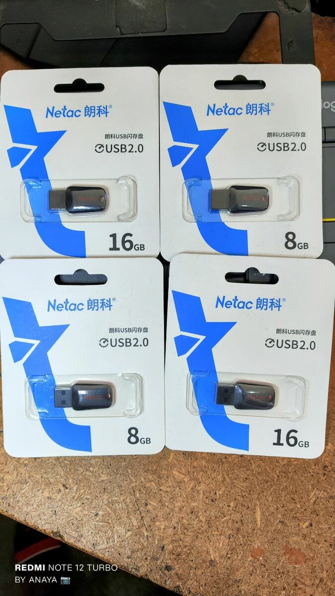 16GB & 8GB Flash Drive Original Netac U197