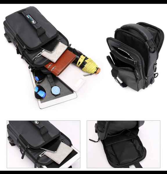 Sac à bandoulière polyvalent