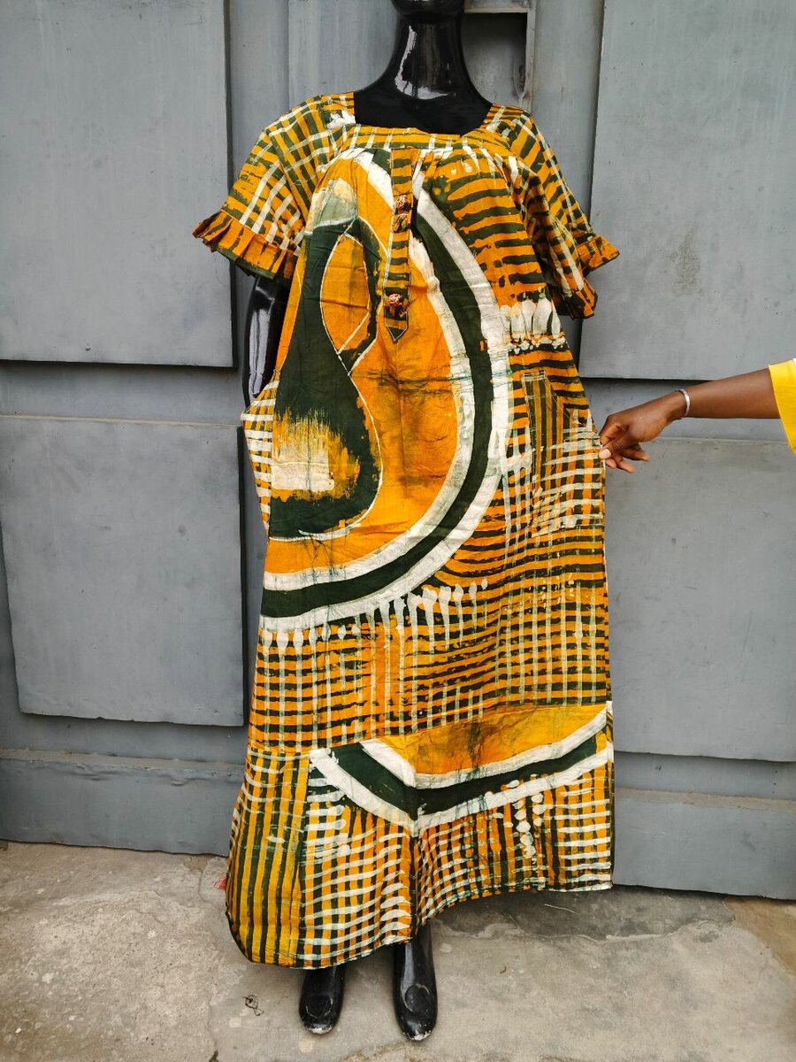 Boubou imprimée colorée