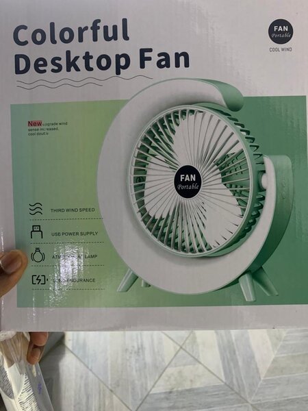 Ventilateur de Bureau Coloré