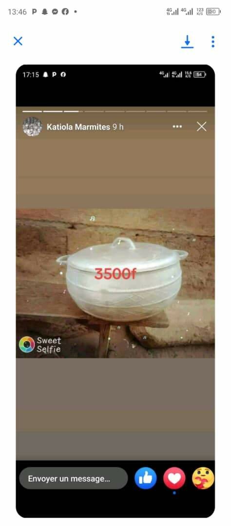 Marmites,casserole, louches,thetiaire,fourneau, écumoire..