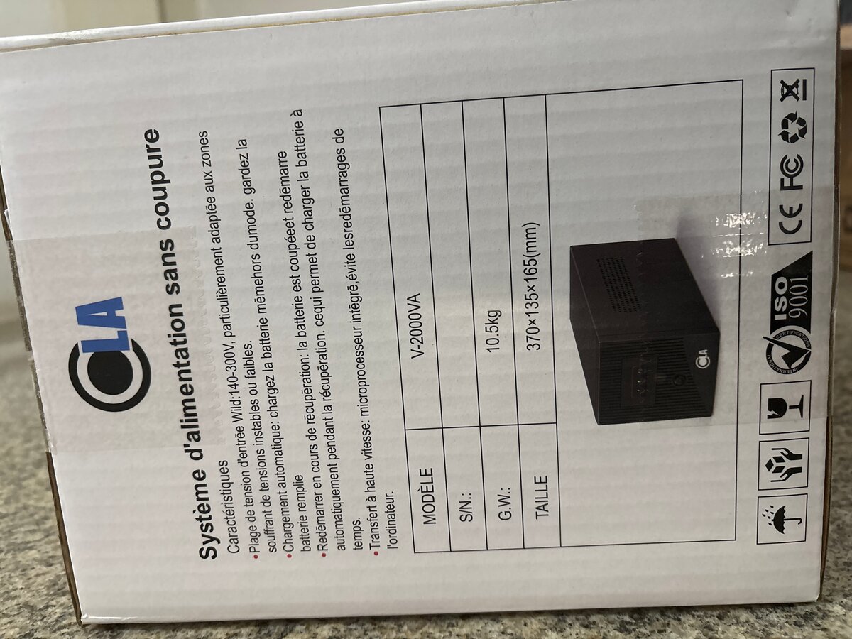 OLA V-2000VA UPS Line interact