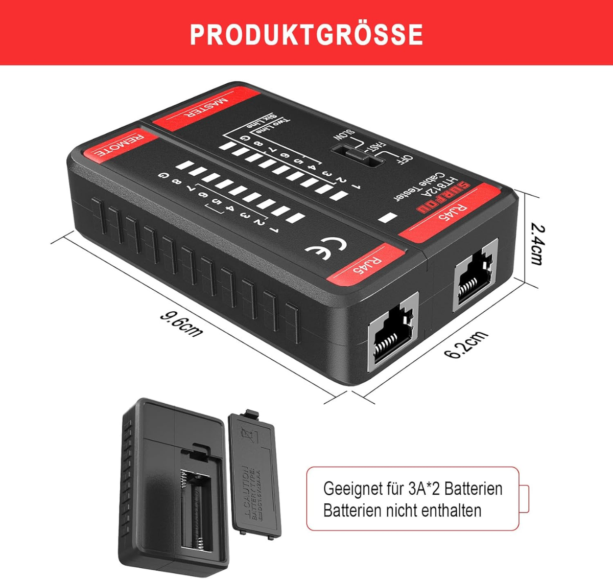 TESTEUR CÂBLE RÉSEAU RJ45