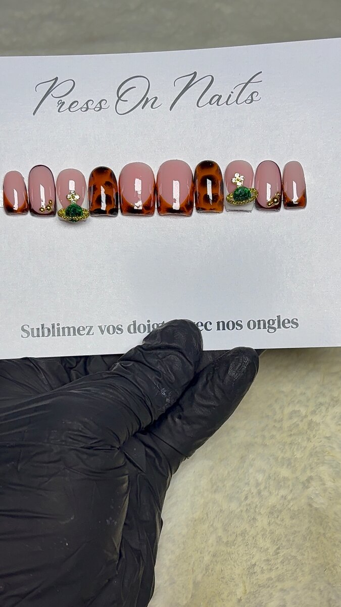 Ongles Press-On Glamour