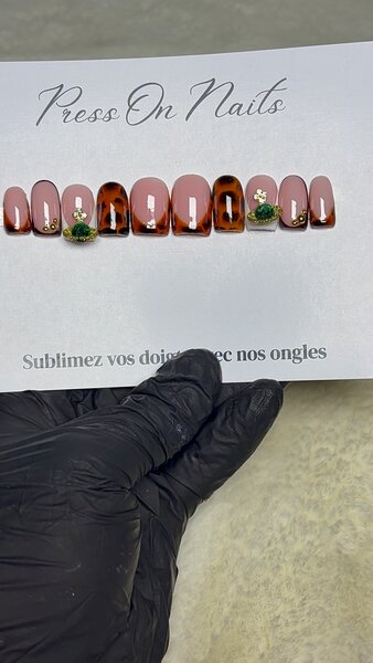 Ongles Press-On Glamour